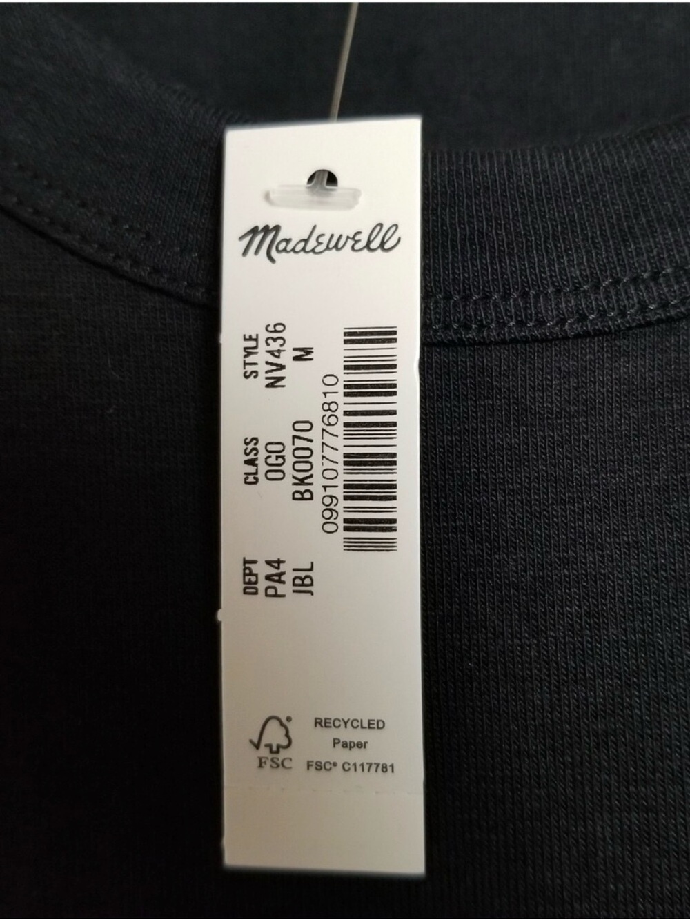 Madewell Mixed Poplin Scoopneck Maxi Dress Medium NWT - Picture 5 of 5